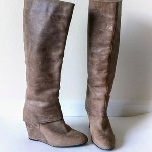 STEVEN Madden Leather Boots “MARYN” Size 10